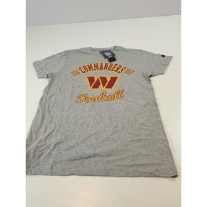 Washington Commanders Shirt Mens Medium Gray NFL Football Starter Graphic Tee